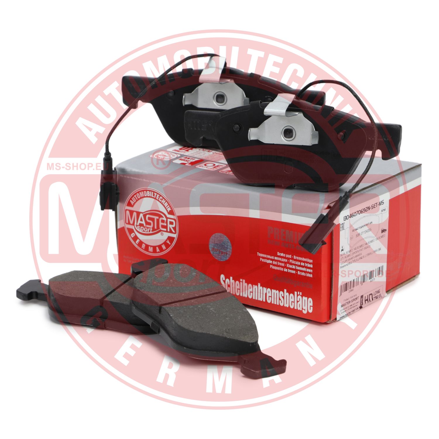 Placute frana MASTERSPORT GERMANY 13046070692N-SET-MS